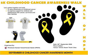 Cervical cancer awareness month is celebrated in january every year. Walk Of Hope 5k Childhood Cancer Awareness Walk Jomrun Run Rewarded