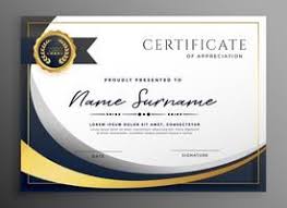 The certificate template is a great choice if you need a multipurpose certificate or a diploma template. Premium Wavy Certificate Template Design Desain Brosur Sertifikat Penghargaan Kartu Nama