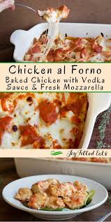 Chicken Al Forno With Vodka Sauce Fresh Mozzarella Low Carb Keto Thm S Grain Free Has Only 5 Ingredie Recipes Mozzarella Recipes Fresh Mozzarella Recipe