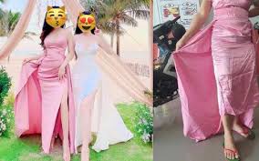 váy dự tiệc : Mặc váy dự tiệc lồng lộn hơn cô dâu chưa là gì, đám cưới còn  trở thành “đại hội drama” với list những điều sau đây!