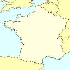 Carte de france vierge couleur, carte vierge de france en pour carte france vierge villes; Carte France Vierge