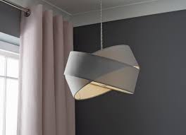 Buy Argos Home Ribbon Shade Flint Grey Lamp Shades Argos Grey Lamp Shades Grey Lamp Ceiling Pendant Lights