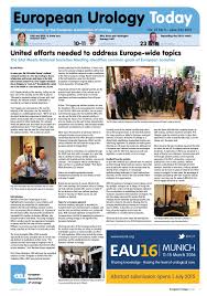 european urology today vol 27 no 3 june july 2015 by