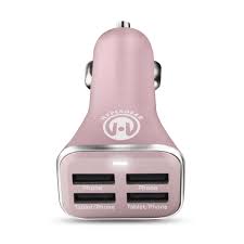 Hypergear High Speed 4 Port Usb Car Charger Pink Charger Car Car Usb Usb