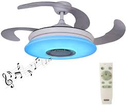 Up to 90% off & free expedited shipping 4131527. Amazon Com Upgraded Ceiling Fans With Lights And Bluetooth Speaker Smart App 42 5inch Foldable Chandelier Fan Rgb Dimmable 36w Ceiling Lamp With Remote Kitchen Dining