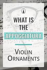 What Is The Appogiatura In 2021