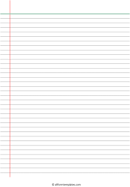 Printable lined paper template elementary #744800. 15 Download A4 Lined Paper Templates
