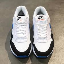Nike Air Max 1 White Blue Orange Ah8145 112 Info Sneakernews Com Nike Air Max Air Max 1 Air Max