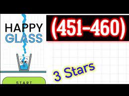 The game that's challenging you to fill a glass by solving and drawing the catchy puzzles becomes increasingly difficult as you pass into further stages. Happy Glass Level 449