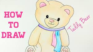 To draw a cartoon teddy bear, start by drawing a rounded rectangle that is narrower on top and slightly wider on the bottom. How To Draw Teddy Bear Easy Drawing Tutorial For Beginner Step By Step Tutorial Youtube