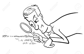 Si on devait comparer la couleur et le de plus, les photos en noir et blanc peuvent vous faire ressentir de nombreuses émotions différentes qu'une photo en couleur ne peut pas vous apporter. Illustration Humoristique De Dessin Anime Noir Et Blanc Illustration De Regarder L Herbe Grandir Dire Ou Proverbe Clip Art Libres De Droits Vecteurs Et Illustration Image 84150630