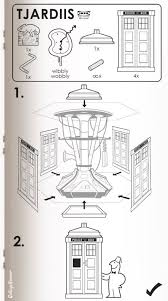 Build A Lightsaber Or A Time Machine With Ikea S Sci Fi Manuals Ikea Instructions Tardis Doctor Who