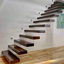 Find the perfect deck railing system to complete your design. Straight Staircase Phantom 2610 3 Battig Design Contemporary Wooden Steps Without Risers