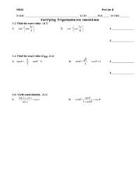 Sinθ (1+ cot2 θ ). Evaluating Trigonometric Expressions Lesson Plans Worksheets