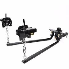 Xtremepowerus Weight Distribution Equalizer Trailer Sway Control Towing Hitch Bar 1 000lbs 2 Inch Shank Walmart Com