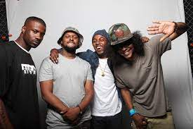 Jay Rock Schoolboy Q Kendrick Lamar And Ab Soul Of Black Hippy Jay Rock Black Hippy Schoolboy Q