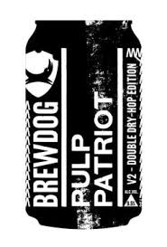 Brewdog Pulp Patriot V2 Double Dry Hop Edition Punk ipa post modern classic brewdog. brewdog pulp patriot v2 double dry
