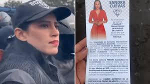 Desmentida? Sandra Cuevas sí habría entregado propaganda electoral en la  Central de Abastos