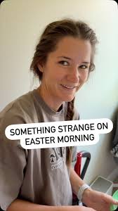 You’ll never guess where this trail ends 👀🎁 #easter #easter2025  #familytime