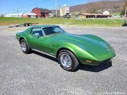 Image result for Blue Green 1973 Corvette