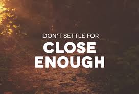 Image result for don't settle