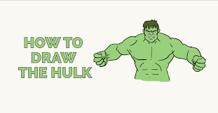 Draw two small lines descending from the circle, curving inward. How To Draw The Hulk Really Easy Drawing Tutorial