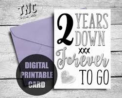 2nd Wedding Anniversary Card Printable For Husband 2 Year Etsy Anniversary Cards Two Year Anniversary Cards Wedding Anniversary Cards