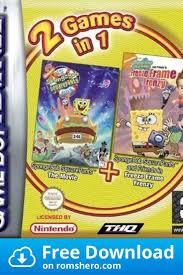 Download 2 In 1 The Spongebob Squarepants Movie Freeze Frame Frenzy Sir Vg Gameboy Advance Gba Rom Gameboy Advance Gameboy Spongebob