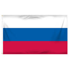 The flag of the russian federation is a tricolour flag consisting of three equal horizontal fields: Russia 3ft X 5ft Polyester Flag