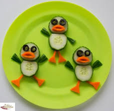 Fun Food Art Dancing Ducks Fun Healthy Creative Food For Kids Big And Small Fun Kids Food Food Art For Kids Fruit Recipes For Kids
