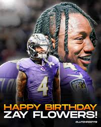 We wish a happy 24th birthday to the amazing Zay Flowers! 🥳