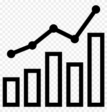 Png Black And White Stock Combo Chart Icon Free Download