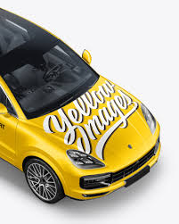 Download Coupe Crossover Suv Mockup Half Side View High Angle Shot In Vehicle Mockups On Yellow Images Object Mockups Yellowimages Mockups