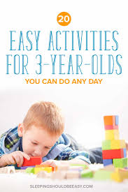 Play doctor or tea party with dolls or stuffed animals. Activities For 3 Year Olds Sleeping Should Be Easy
