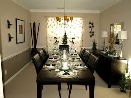 Black white dining room design ideas saltandblues. Black White And Green Holiday Dining Room Hgtv