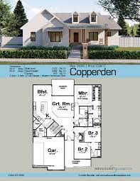 1 Story Modern Farmhouse House Plan Copperden Modern Farmhouse House Plans House Plans Farmhouse Building Plans House