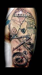 Wanderlust Tattoo Half Sleeve Half Sleeve Tattoo Best Sleeve Tattoos Full Sleeve Tattoo Design