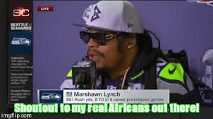 After three seasons with the bills, lynch was traded to. Seattle Seahawks Africans Marshawn Lynch Gif Find On Gifer