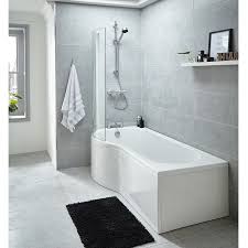 Premier 1500mm P Shaped Left Hand Whirlpool Shower Bath With 8 Jets The Jupiter Bath Range Is Made From Appr P Shaped Bath Shower Bath Bathroom Design Software