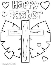Happy Easter 3 Coloring Page Easter Colouring Easter Coloring Pages Jesus Coloring Pages