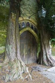 The North Door At St Edward S Church Stow On The Wold Flanked By Ancient Yew Trees Picture C Nick Turner Court Abandoned Houses Beautiful Doors Ancient Yew