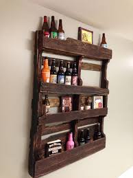 Pallet Home Brew Shelf For Cellaring Craft Beers Or Putting Many Other Things On Home Brewing Beer Craft Beer Home Brewing