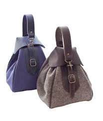 Saquinho Lusitano Burel E Cabedal Sacos