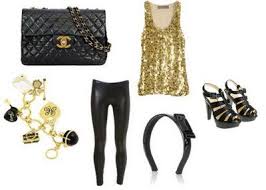 Black And Gold Theme Clothes Black Gold Themed Outfit Themed Outfits Fashion Style