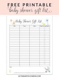 Print our free bridal shower gift list, in pink or mint, and jot down who gave your bestie what during present opening. Considering That Months Before The Birth Of Your Baby Is Often Fast Paced Step 1 Of The Pla Baby Shower Gift List Baby Shower Printables Diy Baby Shower Gifts