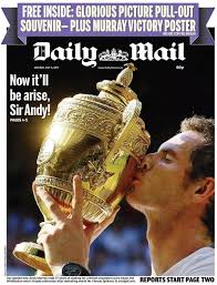 Join our newsletter to get the latest in sports news delivered straight to your inbox! Andy Murray S Wimbledon 2013 Win The Front Pages Media The Guardian