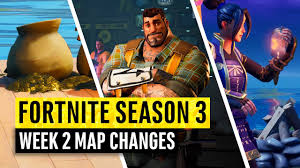 The battle pass for the upcoming season 3 of fortnite should be available at the same price point as the earlier seasons. Fortnite All Season 3 Map Updates And Hidden Secrets Week 2 Youtube