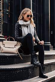 Check spelling or type a new query. How To Wear Ankle Boots With Skinny Jeans All Ways To Try In 2021 Fashion Jackson Black Combat Boots Outfit Combat Boot Outfits