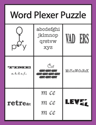 Learn how acrostic puzzles work at howstuffworks. Word Plexer Puzzle Rebus Puzzles Word Or Phrase Fun And Challenge Game Brookline Booksmith
