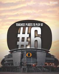 Ducks On Instagram Autzen Stadium Ranked 6 Toughest Place To Play At Via 247sports In 2020 Autzen Stadium Oregon Ducks Football Oregon Ducks